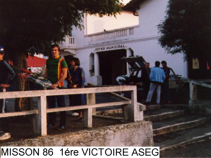 1ère VICTOIRE CLUB ASEG 1986