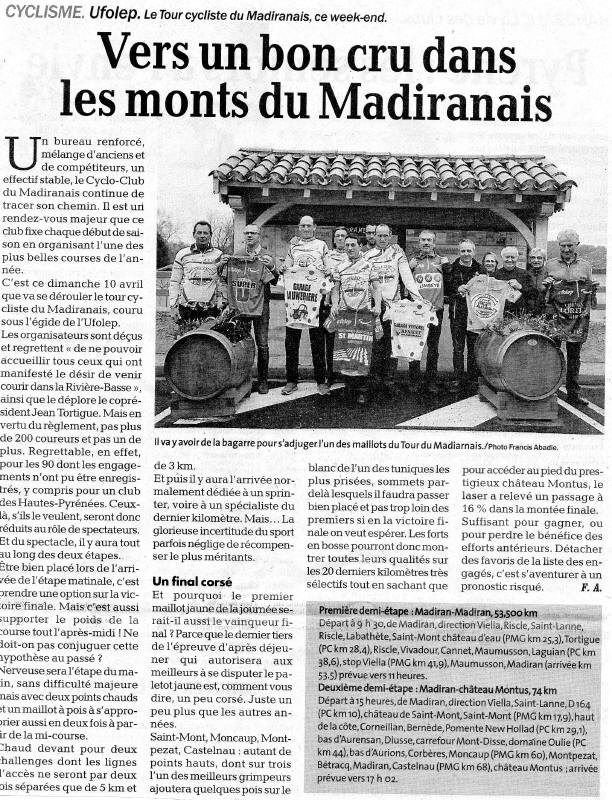 Presentation tour du madiran